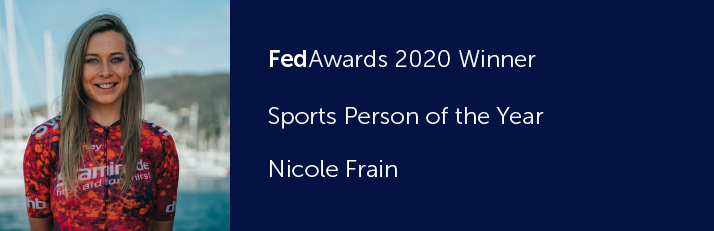 FedAwards 2020 Winner. Sports Person of the Year. Nicole Frain