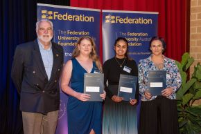 Foundation Continuing Scholarships - Sarah Gorman, Navdeep Kaur Dhillon, Skye Novella