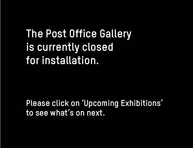 The gallery is currently installing a new exhibition