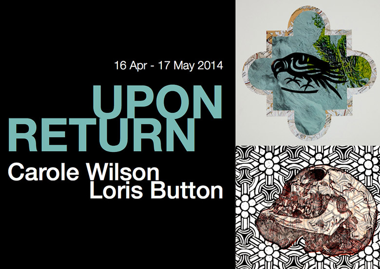 Top right: Carole Wilson Roman Bird 3, 2012 - 2013. Bottom right: Loris Button Small Vanitas in Nine Parts, 2012