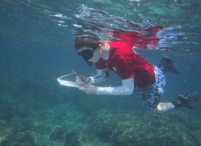 Underwater Surveying Photo Credit: Fiona Hogan