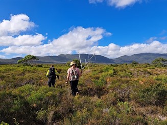 Radio-tracking wildlife at Wilson’s Promontory National Park, Victoria, Australia