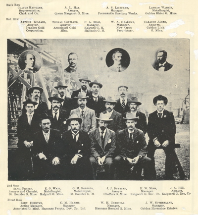 Group of Old Ballarat School of Mines Students in Collgardie and Kalgoorlie, W.A.(Cat.No.4360)