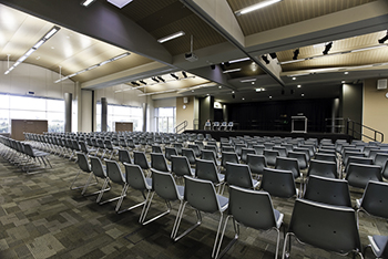 The Gippsland Auditorium offers a flexible function space